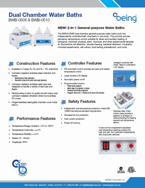 bwb dual chamber baths