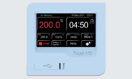 Easy to use, Intelligent Touchscreen Controller with USB Datalogging